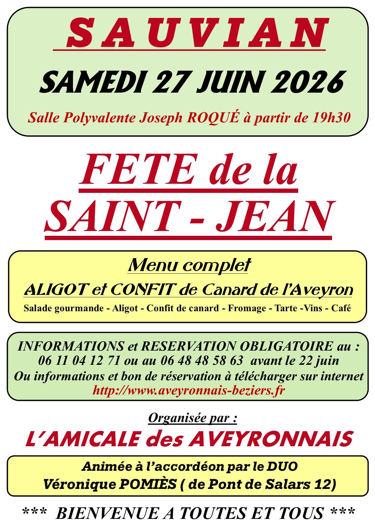 Pub saint jean 2026 sauvian